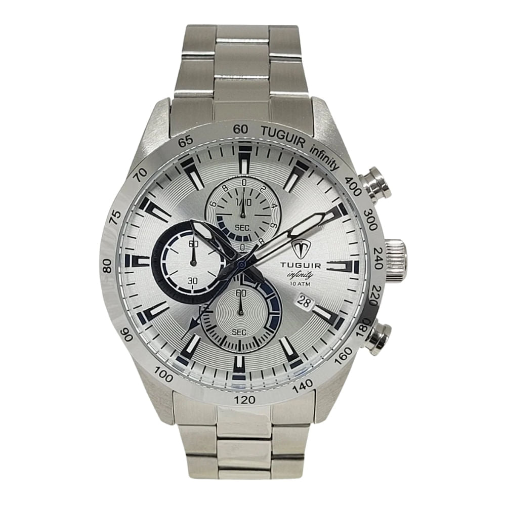 Relógio Cronógrafo Masculino Tuguir Analógico Infinity TGI37066