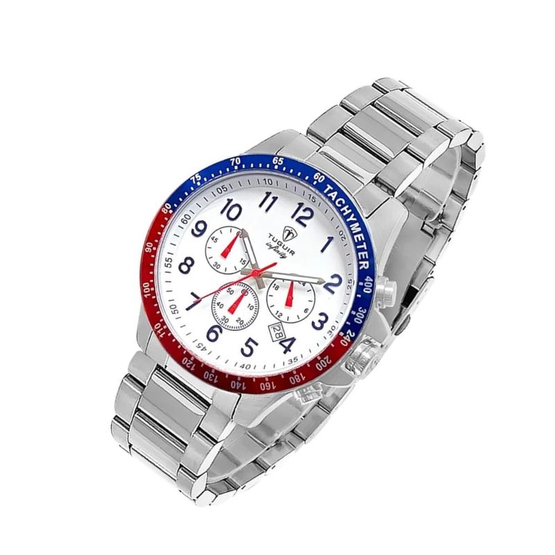Relógio Masculino Tuguir Infinity Prata TGI37031
