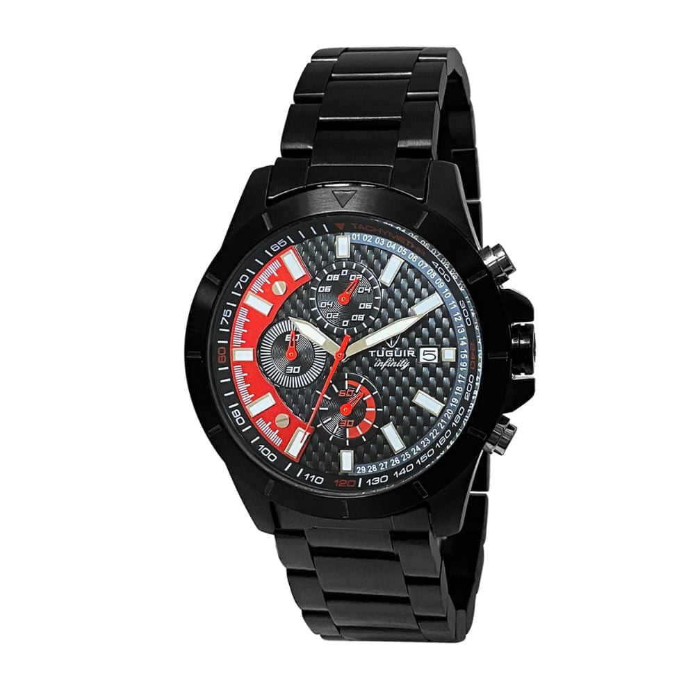 Relógio Masculino Tuguir Infinity Preto TGI37041