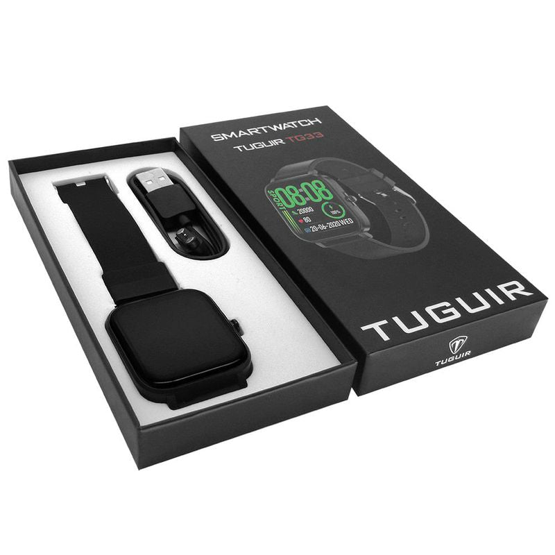 Relógio Unissex Smartwatch Tuguir Preto TGS36001